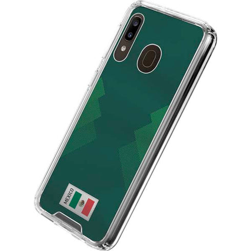 Mexico Soccer Flag Galaxy A30 Clear Case